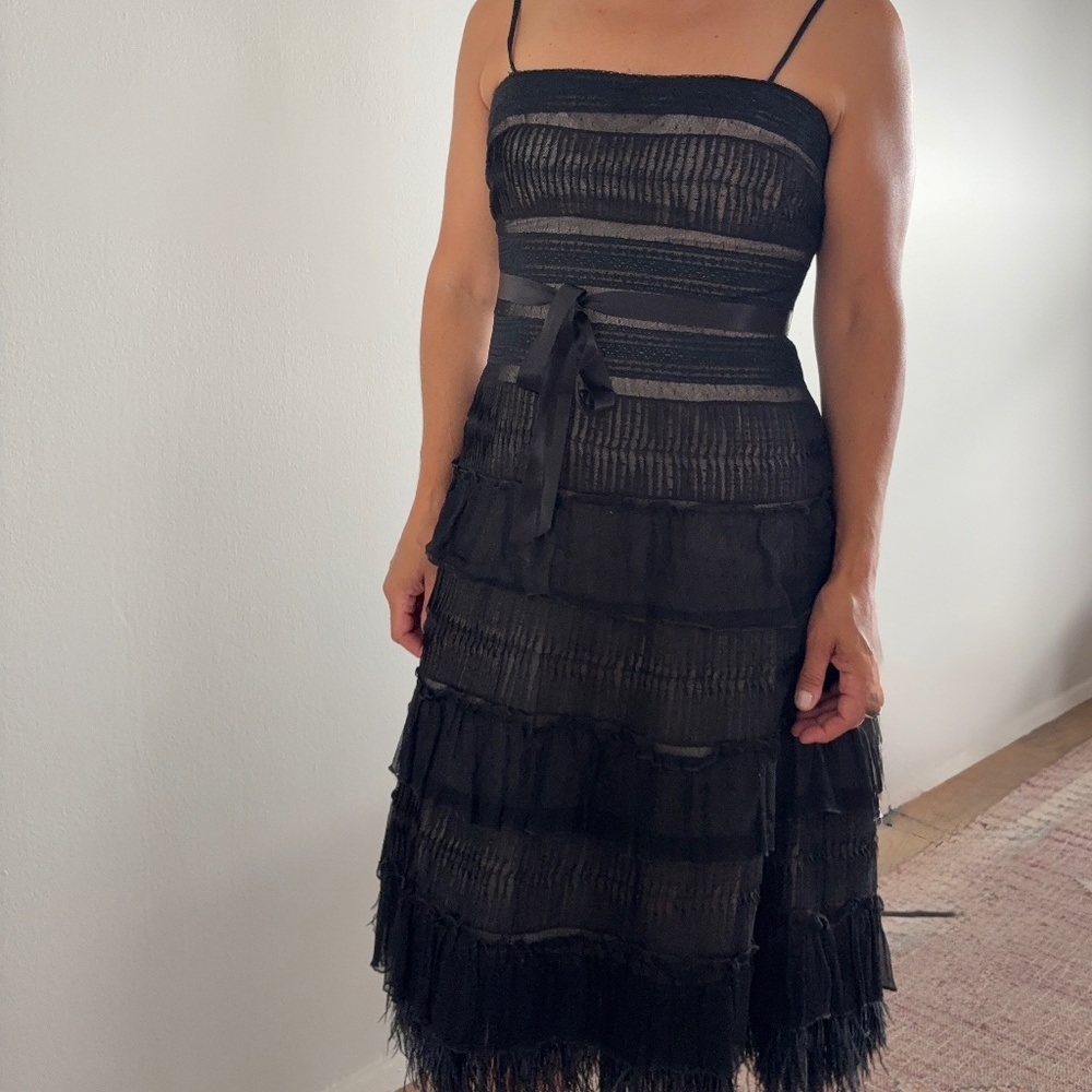 BCBGMAXAZRIA Black Cocktail Dress, size 12